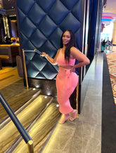 JOURNEY One-Shoulder Bodycon Maxi Dress- Long