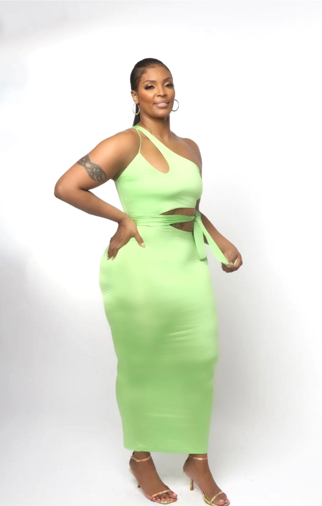 JOURNEY One-Shoulder Bodycon Maxi Dress- Long Sapphire Bleu JOURNEY One-Shoulder Bodycon Maxi Dress- Long Sapphire Bleu